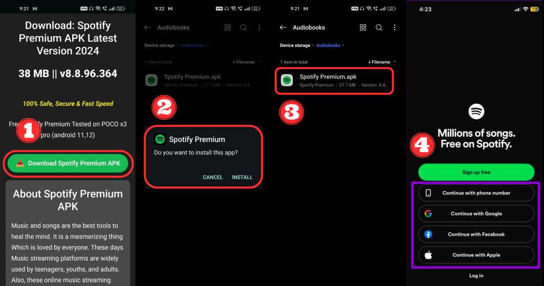 Download Spotify Premium Apk for Android